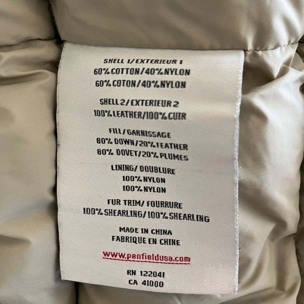 Penfield Rockwool Jacket XS in Black/Brown - Picture 6 of 7